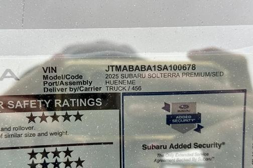 2025 Subaru Solterra Premium