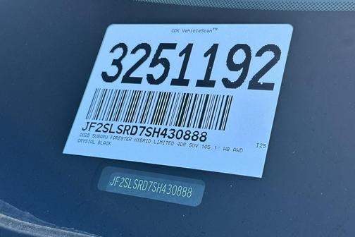 2025 Subaru Forester Hybrid Limited