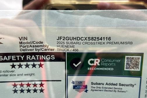 2025 Subaru Crosstrek Premium