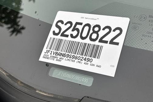 2025 Subaru WRX Limited
