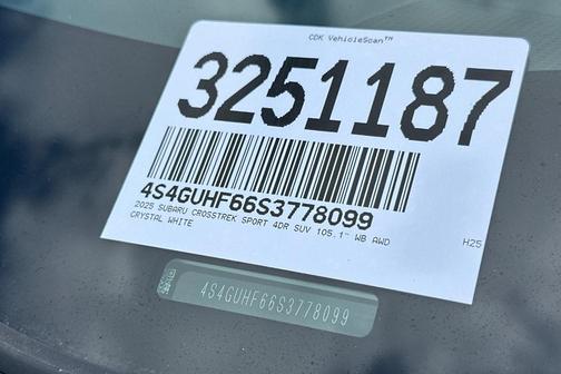 2025 Subaru Crosstrek Sport