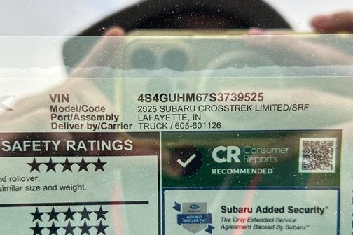 2025 Subaru Crosstrek Limited