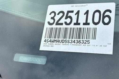 2025 Subaru Ascent Touring