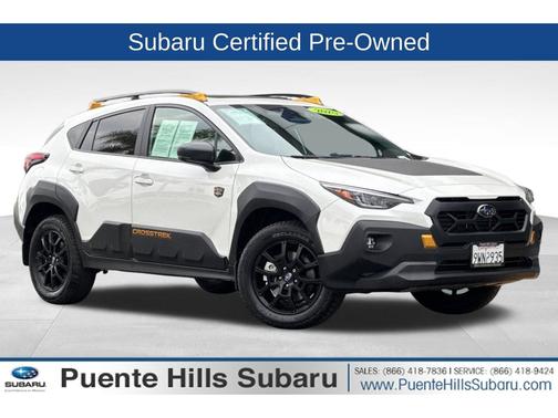 Crystal White Pearl 2025 Subaru Crosstrek Wilderness