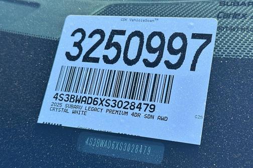 2025 Subaru Legacy Premium