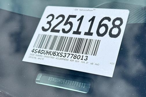 2025 Subaru Crosstrek Wilderness