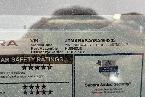 2025 Subaru Solterra Limited