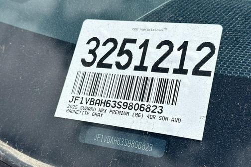 2025 Subaru WRX Premium