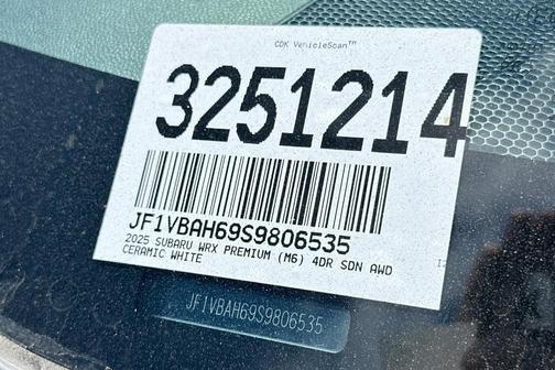 2025 Subaru WRX Premium