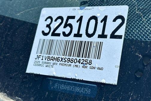 2025 Subaru WRX Premium