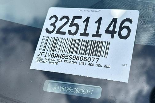 2025 Subaru WRX Premium