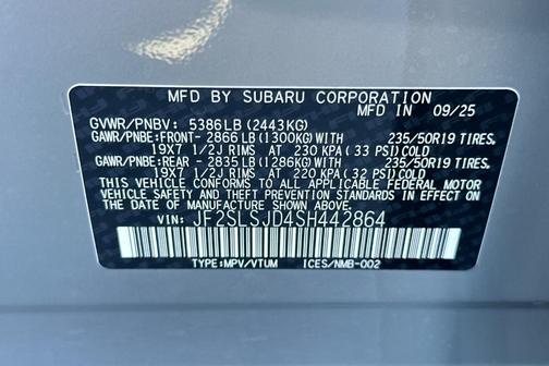 2025 Subaru Forester Hybrid Sport