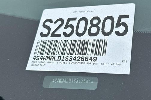 2025 Subaru Ascent Limited