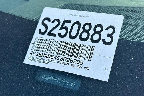 2025 Subaru Legacy Premium