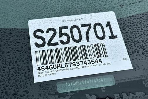 2025 Subaru Crosstrek Limited