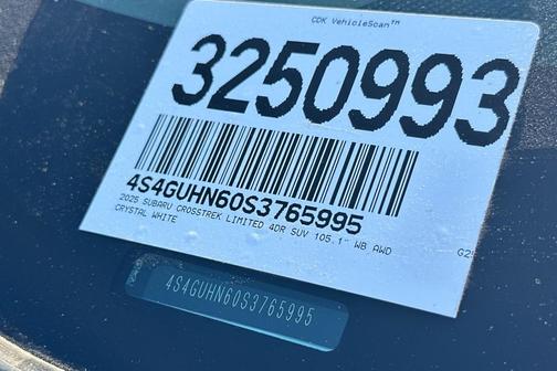 2025 Subaru Crosstrek Limited