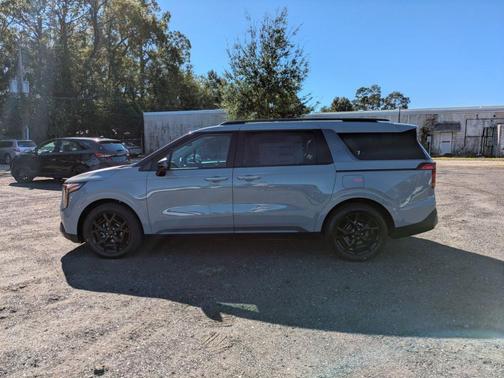 Ceramic Silver 2026 Kia Carnival Hybrid SX