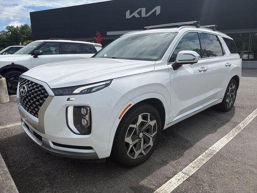 Hyper White 2021 Hyundai PALISADE Calligraphy
