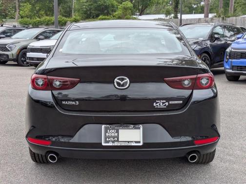 Jet Black Mica 2025 Mazda Mazda3 FWD w/Preferred Package