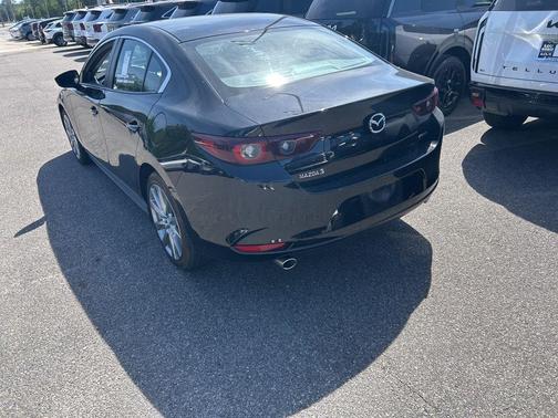 Jet Black Mica 2025 Mazda Mazda3 FWD w/Preferred Package