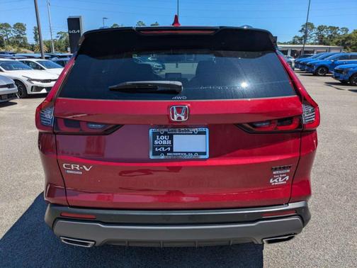 Radiant Red Metallic 2025 Honda CR-V Hybrid Sport Touring