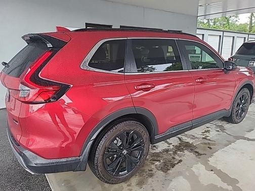 Radiant Red Metallic 2025 Honda CR-V Hybrid Sport Touring