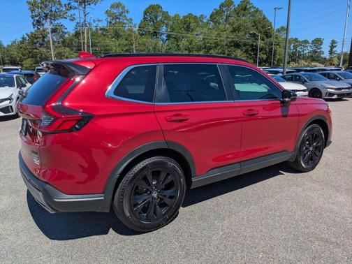Radiant Red Metallic 2025 Honda CR-V Hybrid Sport Touring