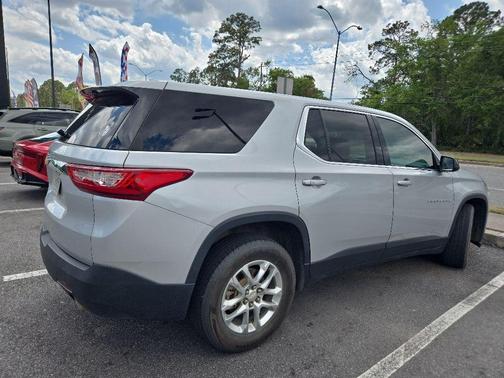 Silver Ice Metallic 2021 Chevrolet Traverse LS