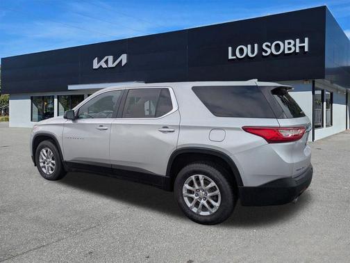 Silver Ice Metallic 2021 Chevrolet Traverse LS