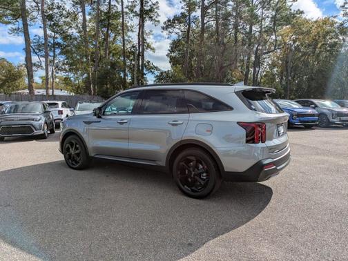 Steel Gray 2026 Kia Sorento Hybrid X-LINE SX PRESTIGE
