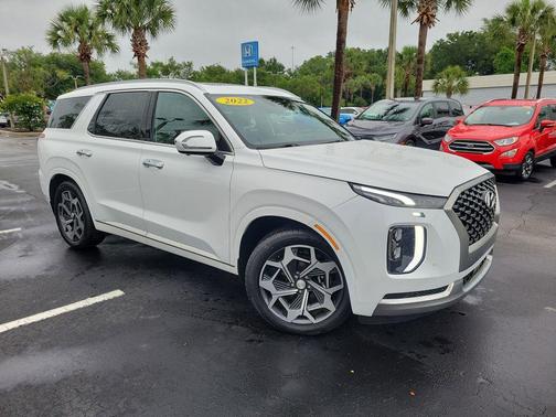 Hyper White 2022 Hyundai PALISADE Calligraphy
