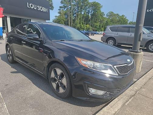 Aurora Black 2013 Kia Optima Hybrid EX