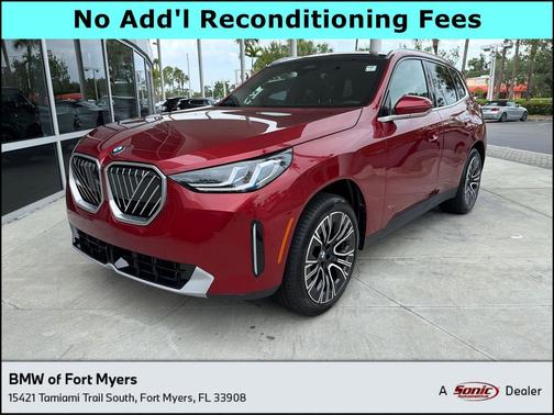 Vegas Red Metallic 2026 BMW X3 30 xDrive