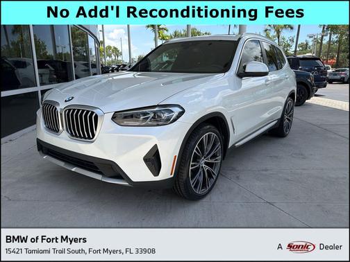 Mineral White Metallic 2024 BMW X3 sDrive30i