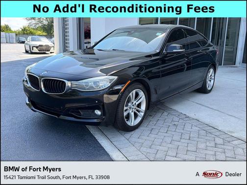 Black 2016 BMW 328 Gran Turismo xDrive