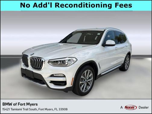 Mineral White Metallic 2019 BMW X3 xDrive30i
