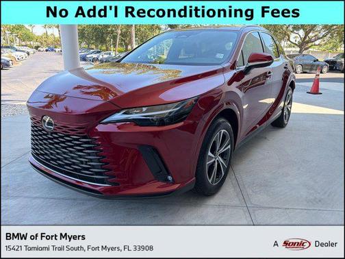Maroon 2025 Lexus RX 350 Base