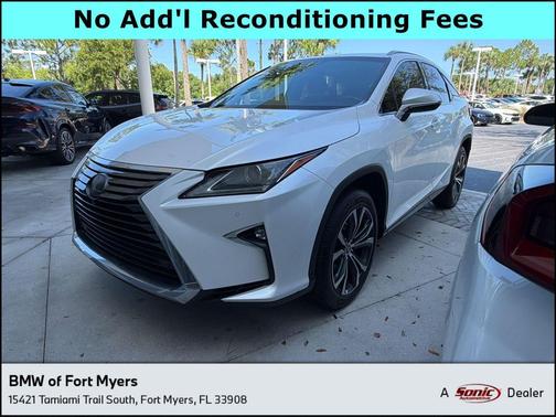 Eminent White Pearl 2019 Lexus RX 350 Base