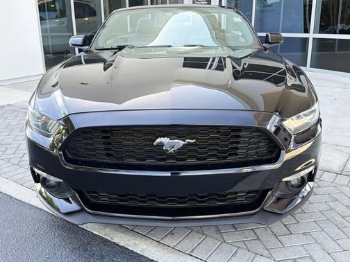 Shadow Black 2017 Ford Mustang EcoBoost Premium