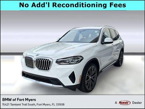 Alpine White 2023 BMW X3 sDrive30i