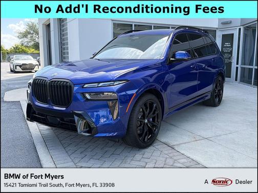 Blue 2025 BMW X7 xDrive40i