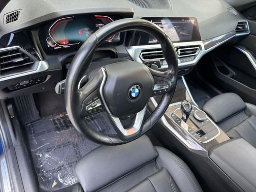 Blue 2019 BMW 330 330i
