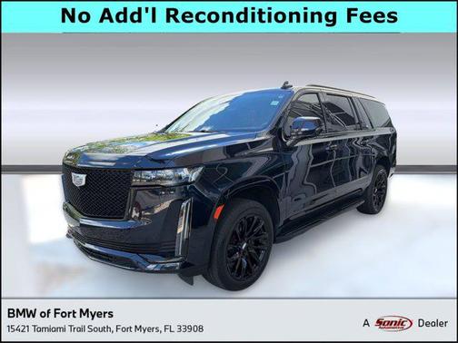 Dark Moon Blue Metallic 2021 Cadillac Escalade ESV Sport