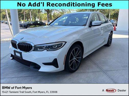 White 2019 BMW 330 xDrive
