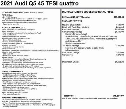 2021 Audi Q5 45 Premium