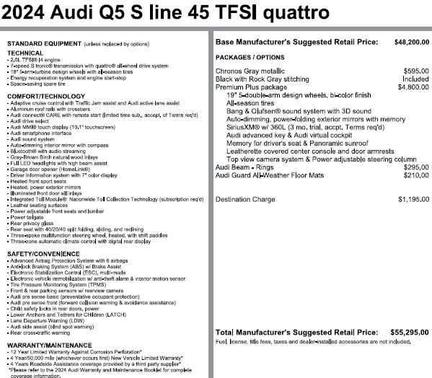 2024 Audi Q5 45 S line Premium Plus