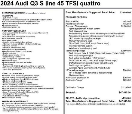 2024 Audi Q3 45 S line Premium Plus