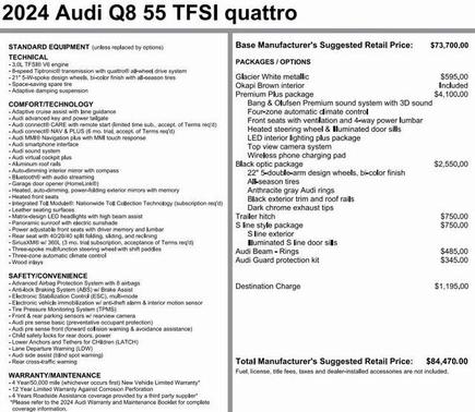 2024 Audi Q8 55 Premium Plus