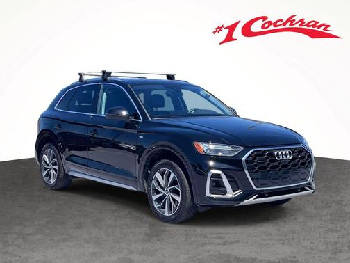 Mythos Black Metallic 2023 Audi Q5 45 S line Premium Plus