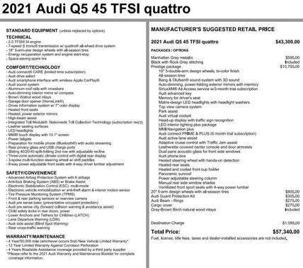 2021 Audi Q5 45 Prestige